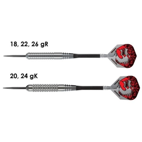 Rzutki Harrows Silver Arrows Steeltip HS-TNK-000013162 22 gR Rzutki Harrows Silver Arrows Steeltip HS-TNK-000013162 22 gR