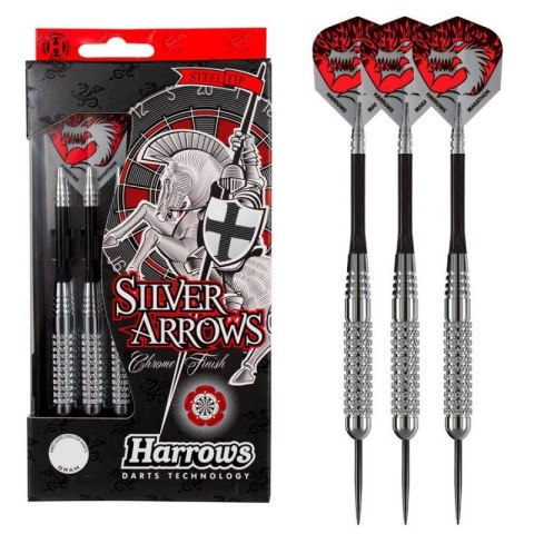 Rzutki Harrows Silver Arrows Steeltip HS-TNK-000013162 22 gR Rzutki Harrows Silver Arrows Steeltip HS-TNK-000013162 22 gR