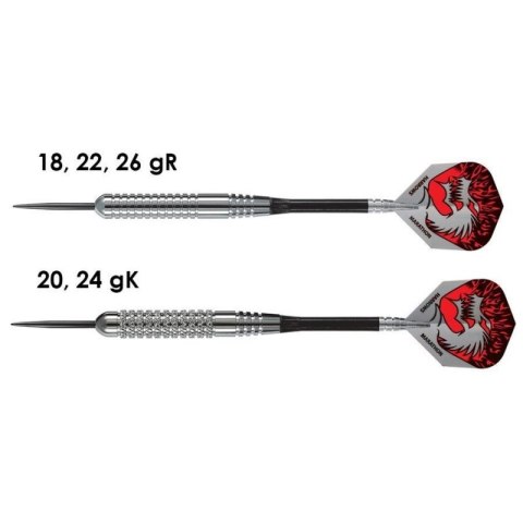 Rzutki Harrows Silver Arrows Steeltip HS-TNK-000013162 22 gR Rzutki Harrows Silver Arrows Steeltip HS-TNK-000013162 22 gR