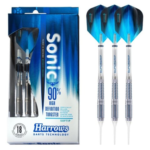 Rzutki Harrows Sonic 90% Softip HS-TNK-000013302 18 gR B. Rzutki Harrows Sonic 90% Softip HS-TNK-000013302 18 gR B.