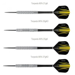 Rzutki Harrows Torpedo 80% Steeltip HS-TNK-000013163 26 gK1