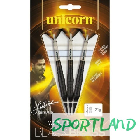 Rzutki soft tip Unicorn Black Brass- Jelle Klaasen 19g:23771|21g:23772 19 g Rzutki soft tip Unicorn Black Brass- Jelle Klaasen 19g:23771|21g:23772 19 g