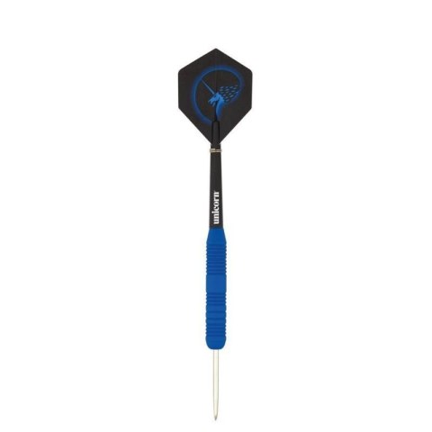 Rzutki steel tip Unicorn Core Plus - Blue Rubberised Brass 21g:8650|23g:8651|25g:8652 23 g Rzutki steel tip Unicorn Core Plus - Blue Rubberised Brass 21g:8650|23g:8651|25g:8652 23 g