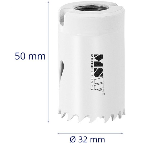 Otwornica bimetalowa wiertło do metalu drewna tworzyw sztucznych śr. 32 mm Otwornica bimetalowa wiertło do metalu drewna tworzyw sztucznych śr. 32 mm