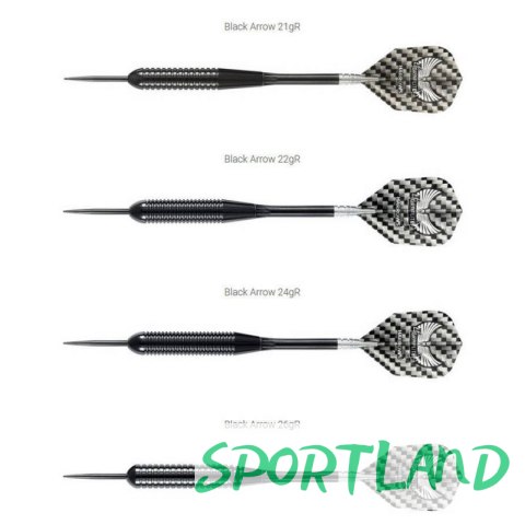 Rzutki Harrows Black Arrow Steeltip HS-TNK-000013143 26 gR Rzutki Harrows Black Arrow Steeltip HS-TNK-000013143 26 gR