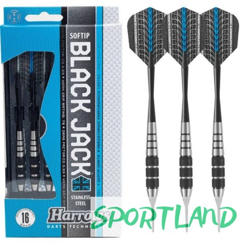 Rzutki Harrows Black Jack Softip HS-TNK-000013291 16 gK Rzutki Harrows Black Jack Softip HS-TNK-000013291 16 gK