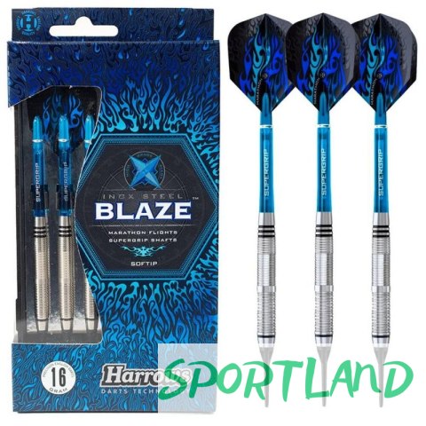 Rzutki Harrows Blaze Softip HS-TNK-000013317 16 gR A Rzutki Harrows Blaze Softip HS-TNK-000013317 16 gR A