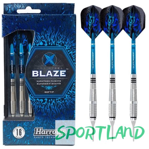 Rzutki Harrows Blaze Softip HS-TNK-000013317 18 gR B. Rzutki Harrows Blaze Softip HS-TNK-000013317 18 gR B.