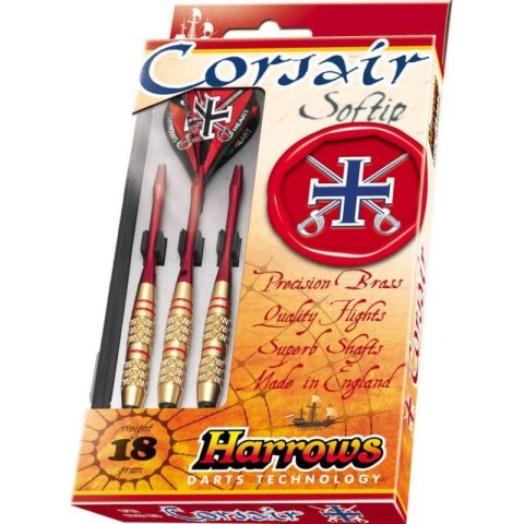 Rzutki Harrows CORSAIR Softip HS-TNK-000013394 16 gK2 Rzutki Harrows CORSAIR Softip HS-TNK-000013394 16 gK2