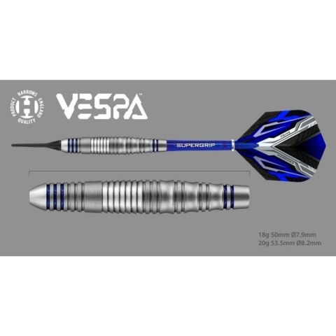 Rzutki Harrows Vespa Brass Softip HS-TNK-000013886 16 g Rzutki Harrows Vespa Brass Softip HS-TNK-000013886 16 g