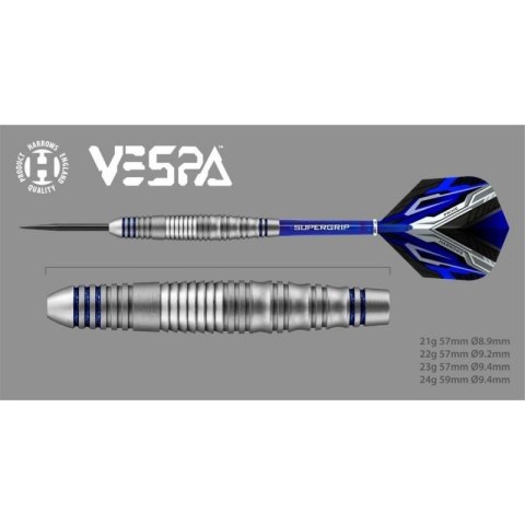 Rzutki Harrows Vespa Brass Steeltip HS-TNK-000013889 22 gR Rzutki Harrows Vespa Brass Steeltip HS-TNK-000013889 22 gR