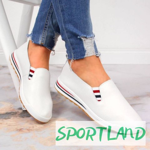 Tenisówki slip on Filippo W PAW313 białe 36 Tenisówki slip on Filippo W PAW313 białe 36