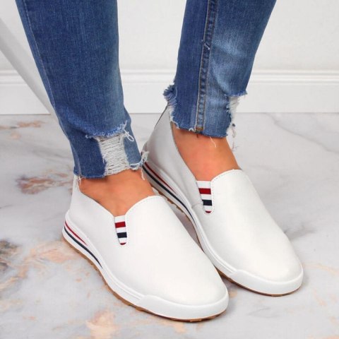 Tenisówki slip on Filippo W PAW313 białe 38 Tenisówki slip on Filippo W PAW313 białe 38