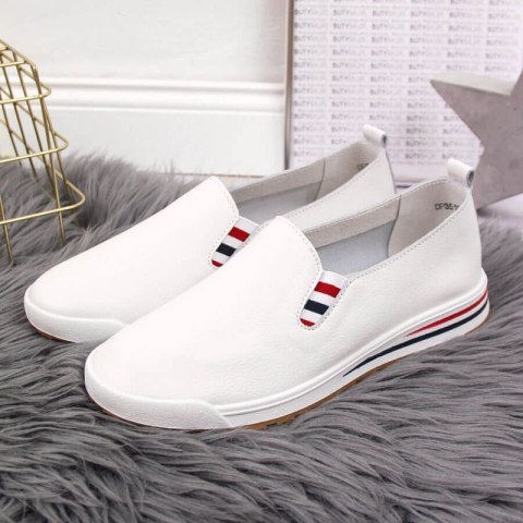 Tenisówki slip on Filippo W PAW313 białe 38 Tenisówki slip on Filippo W PAW313 białe 38