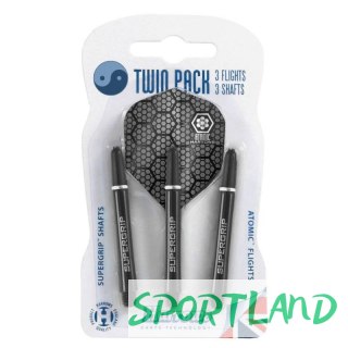 Harrows Twin Pack shafty Supergrip + piórka Atomic HS-TNK-000013681 N/A