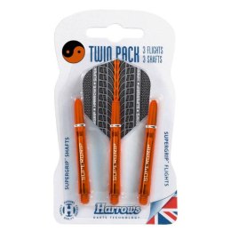 Harrows Twin Pack shafty Supergrip + piórka Supergrip HS-TNK-000013684 N/A