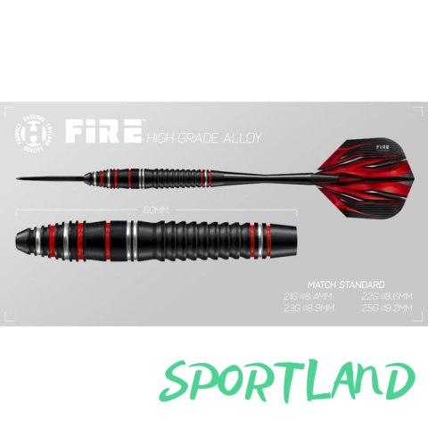 Rzutki Harrows Fire High Grade Alloy Steeltip HS-TNK-000016030 22 g Rzutki Harrows Fire High Grade Alloy Steeltip HS-TNK-000016030 22 g