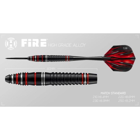 Rzutki Harrows Fire High Grade Alloy Steeltip HS-TNK-000016030 23 g Rzutki Harrows Fire High Grade Alloy Steeltip HS-TNK-000016030 23 g