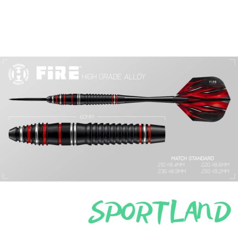 Rzutki Harrows Fire High Grade Alloy Steeltip HS-TNK-000016030 24 g Rzutki Harrows Fire High Grade Alloy Steeltip HS-TNK-000016030 24 g