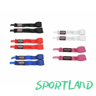 Owijki bandaż bokserski Masters - BB-3 13013-02 czerwony