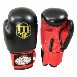 Rękawice bokserskie MASTERS - RPU-2A 01152-0302 czarno - czerwone+8 oz
