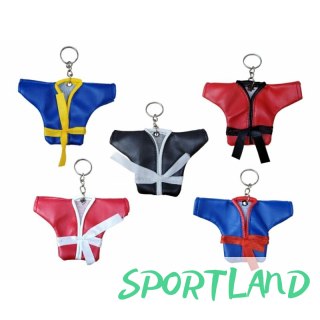 Brelok mini kimona - Kimi 18023-0201 czarno - czerwone