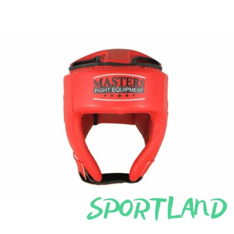 Kask bokserski Masters Ktop-Pu Wako Approved M 02251-02M czerwony+L Kask bokserski Masters Ktop-Pu Wako Approved M 02251-02M czerwony+L