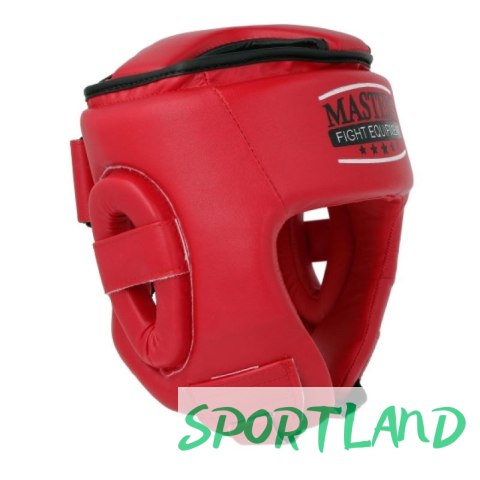 Kask bokserski Masters Ktop-Pu Wako Approved M 02251-02M czerwony+L Kask bokserski Masters Ktop-Pu Wako Approved M 02251-02M czerwony+L