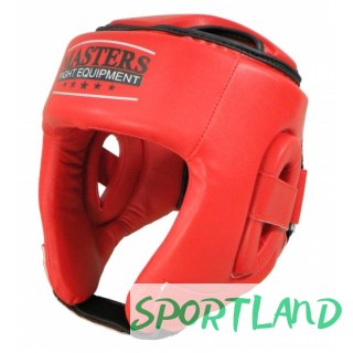 Kask bokserski Masters Ktop-Pu Wako Approved M 02251-02M czerwony+S