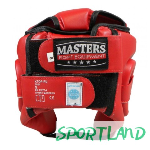 Kask bokserski Masters Ktop-Pu Wako Approved M 02251-02M niebieski+XL Kask bokserski Masters Ktop-Pu Wako Approved M 02251-02M niebieski+XL