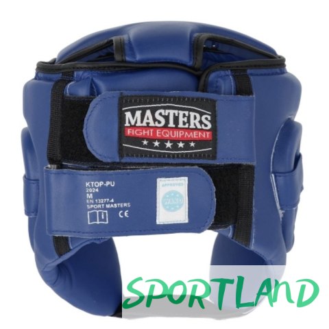 Kask bokserski Masters Ktop-Pu Wako Approved M 02251-02M niebieski+XL Kask bokserski Masters Ktop-Pu Wako Approved M 02251-02M niebieski+XL