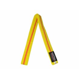 Pas do kimona MASTERS żółty z pomarańczową lamówką 06224-280040704 280 cm