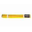Pas do kimona MASTERS żółty z pomarańczową lamówką 06224-280040704 300 cm