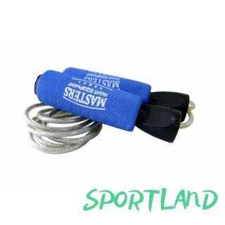 Skakanka bokserska z obciążnikami 2 x 160g SBS-W 14256-W02 czerwony