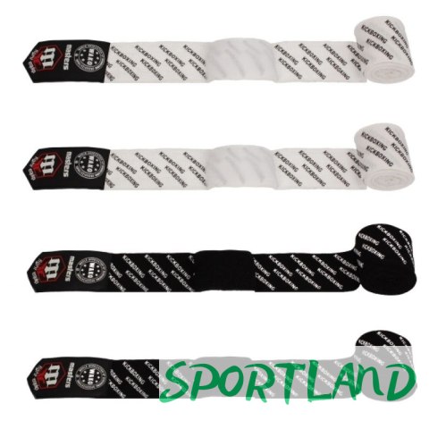 Taśmy bokserskie BBE-3,5 m WAKO 13801-W-013,5 biały