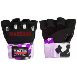 Bandaże bokserskie MASTERS CAMOUFLAGE BBŻ-MFE-CAMO 13082-C03S/M różowy+S/M