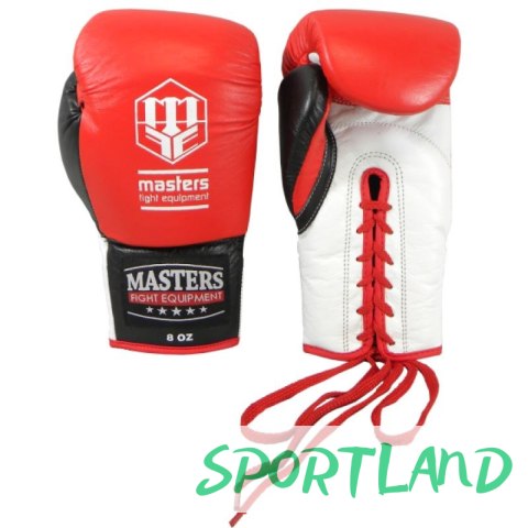 Rękawice bokserskie Masters RBT-600 01600-0802 niebiesko-biało-czarny+10 oz Rękawice bokserskie Masters RBT-600 01600-0802 niebiesko-biało-czarny+10 oz