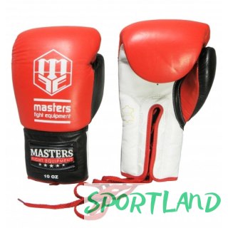 Rękawice bokserskie Masters RBT-600 01600-0802 niebiesko-biało-czarny+8 oz
