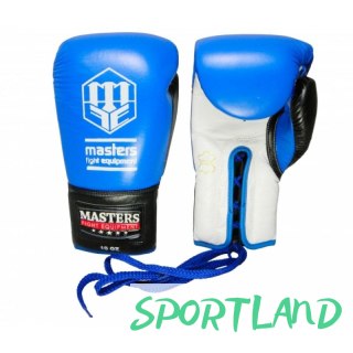 Rękawice bokserskie Masters RBT-600 01600-0802 niebiesko-biało-czarny+8 oz