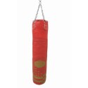 Worek bokserski skórzany 150/35 cm pusty WWS-STAR niebieski