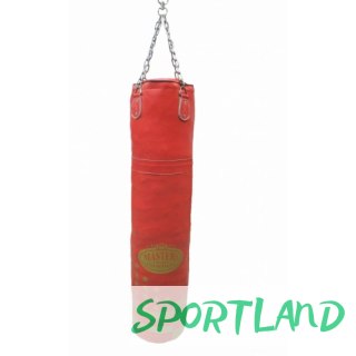 Worek bokserski skórzany 150/35 cm pusty WWS-STAR niebieski