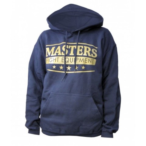 Bluza Masters z kapturem M BS-MFE 06855-M1208 granatowa ze złotym nadrukiem+L Bluza Masters z kapturem M BS-MFE 06855-M1208 granatowa ze złotym nadrukiem+L
