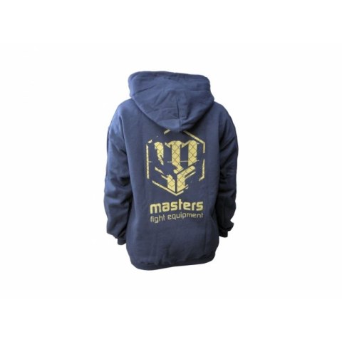 Bluza Masters z kapturem M BS-MFE 06855-M1208 granatowa ze złotym nadrukiem+L Bluza Masters z kapturem M BS-MFE 06855-M1208 granatowa ze złotym nadrukiem+L