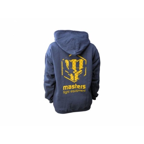 Bluza Masters z kapturem M BS-MFE 06855-M1208 granatowa ze złotym nadrukiem+L Bluza Masters z kapturem M BS-MFE 06855-M1208 granatowa ze złotym nadrukiem+L