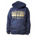 Bluza Masters z kapturem M BS-MFE 06855-M1208 granatowa ze złotym nadrukiem+XL