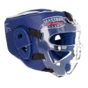 Kask bokserski Masters z maską KSSPU-M (WAKO APPROVED) 02119891-M02 czerwony+L