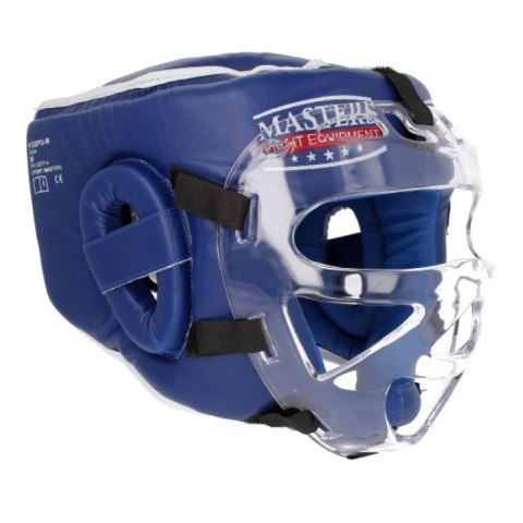 Kask bokserski Masters z maską KSSPU-M (WAKO APPROVED) 02119891-M02 czerwony+L Kask bokserski Masters z maską KSSPU-M (WAKO APPROVED) 02119891-M02 czerwony+L