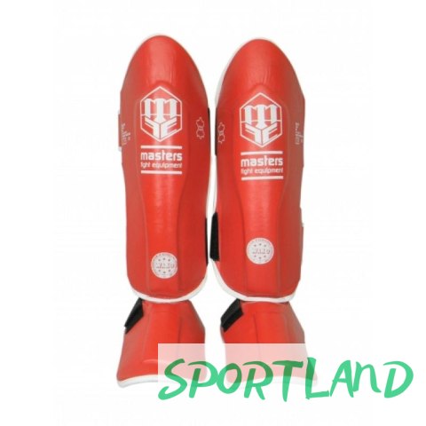 Nagolenniki Masters NS-30 (WAKO APPROVED) 1115111-M02 czerwony+XL Nagolenniki Masters NS-30 (WAKO APPROVED) 1115111-M02 czerwony+XL