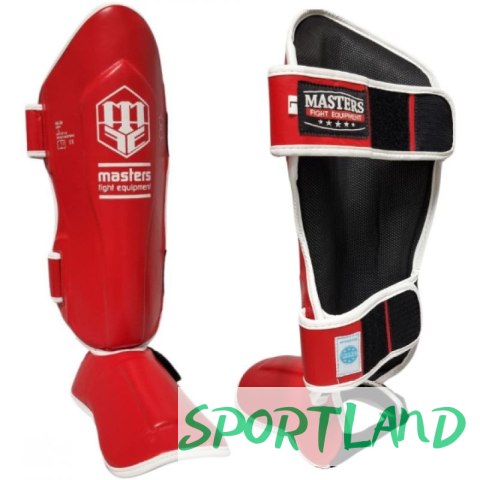 Nagolenniki Masters NS-30 (WAKO APPROVED) 1115111-M02 czerwony+XL Nagolenniki Masters NS-30 (WAKO APPROVED) 1115111-M02 czerwony+XL