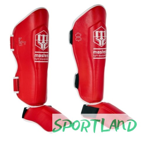Nagolenniki Masters NS-30 (WAKO APPROVED) 1115111-M02 czerwony+XL Nagolenniki Masters NS-30 (WAKO APPROVED) 1115111-M02 czerwony+XL